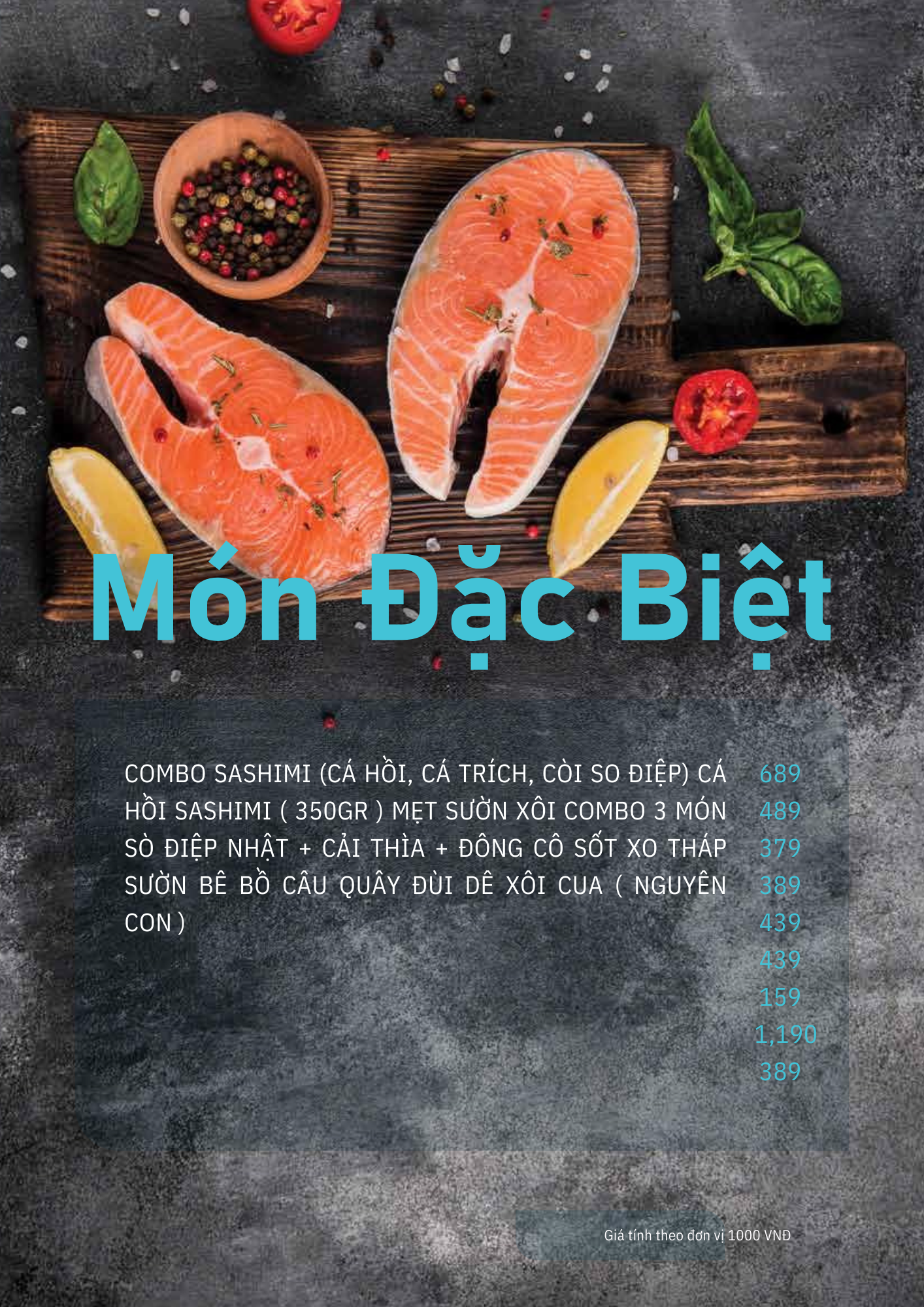 Các món đặc biệt